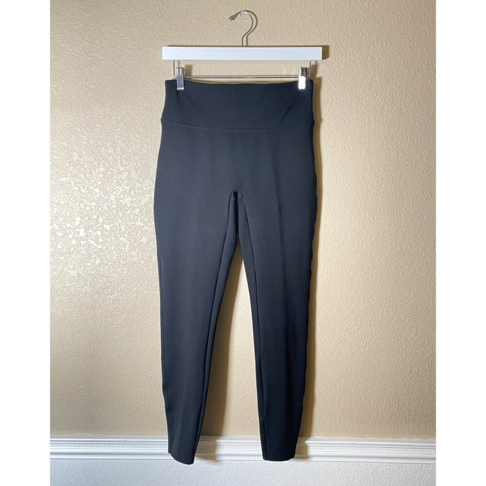SPANX High Rise Ponte Knit Leggings Black Style 20264R - Picture 7 of 13